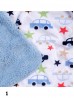 Kids' Car Patterned Super Soft Plush Blanket